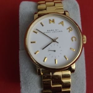 Gold Marc Jacob's watch